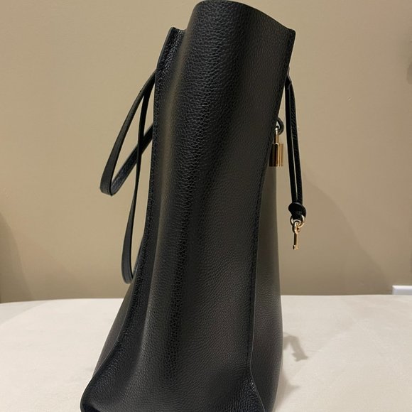 Marc Jacobs Black Tote Bag with Lock and Key Charms - Picture 6 of 6